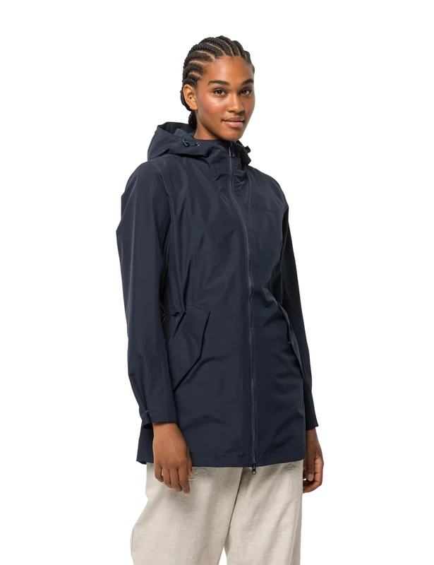 Jack Wolfskin Women's Dakar W Parka, Night Blue, XXL, night blue, XXL