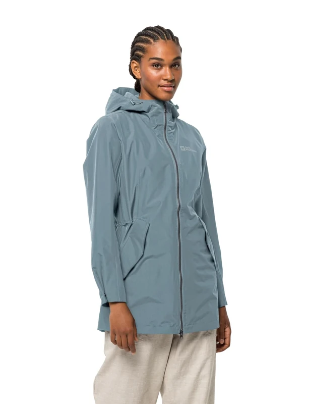 Jack Wolfskin Women's Dakar W Parka, Citadel, S, Citadel, S