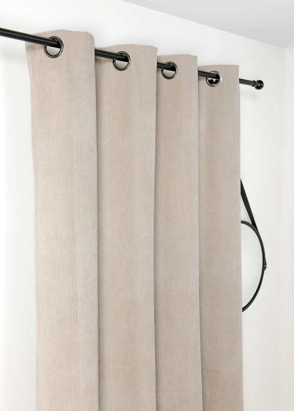 Linder Alberta Thermal Insulated Blackout Curtain 140 x 260 cm Beige