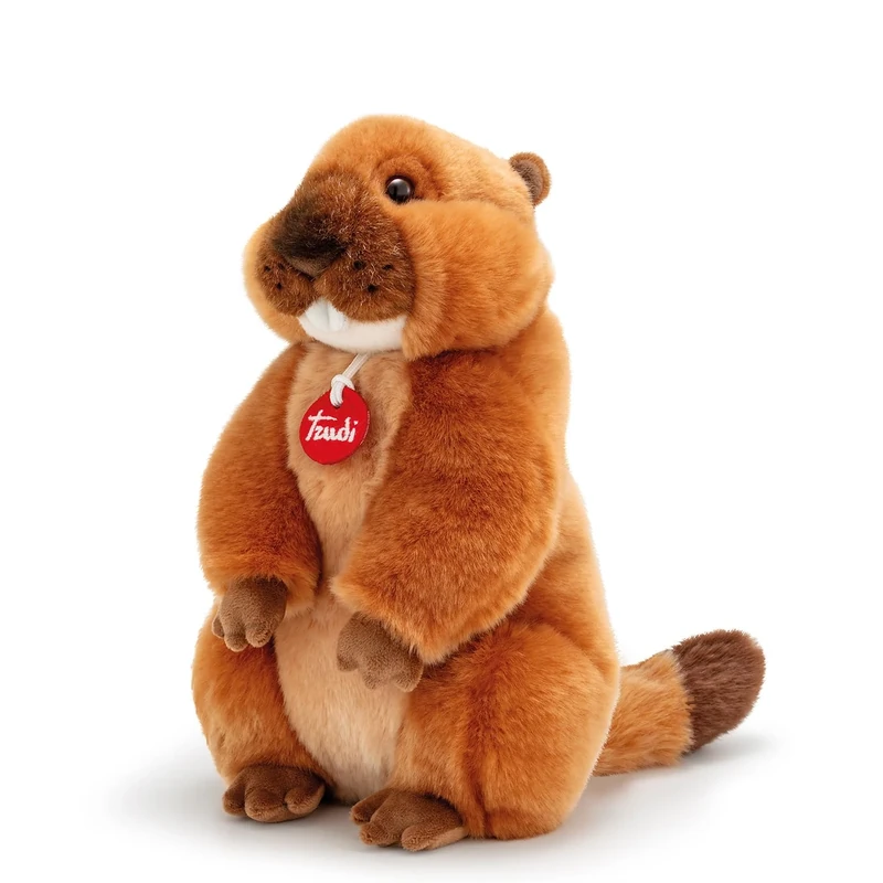Trudi Marmot Plush forest and mountain animals. Birthday gift | 18x30x22cm size M | Park Collection | model 24041 o TUDL3000