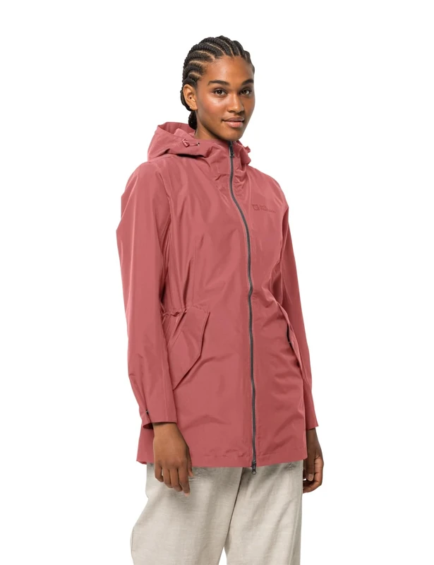 Jack Wolfskin Women's Dakar W Parka, Faded Rose, XS, Faded Rose, XS