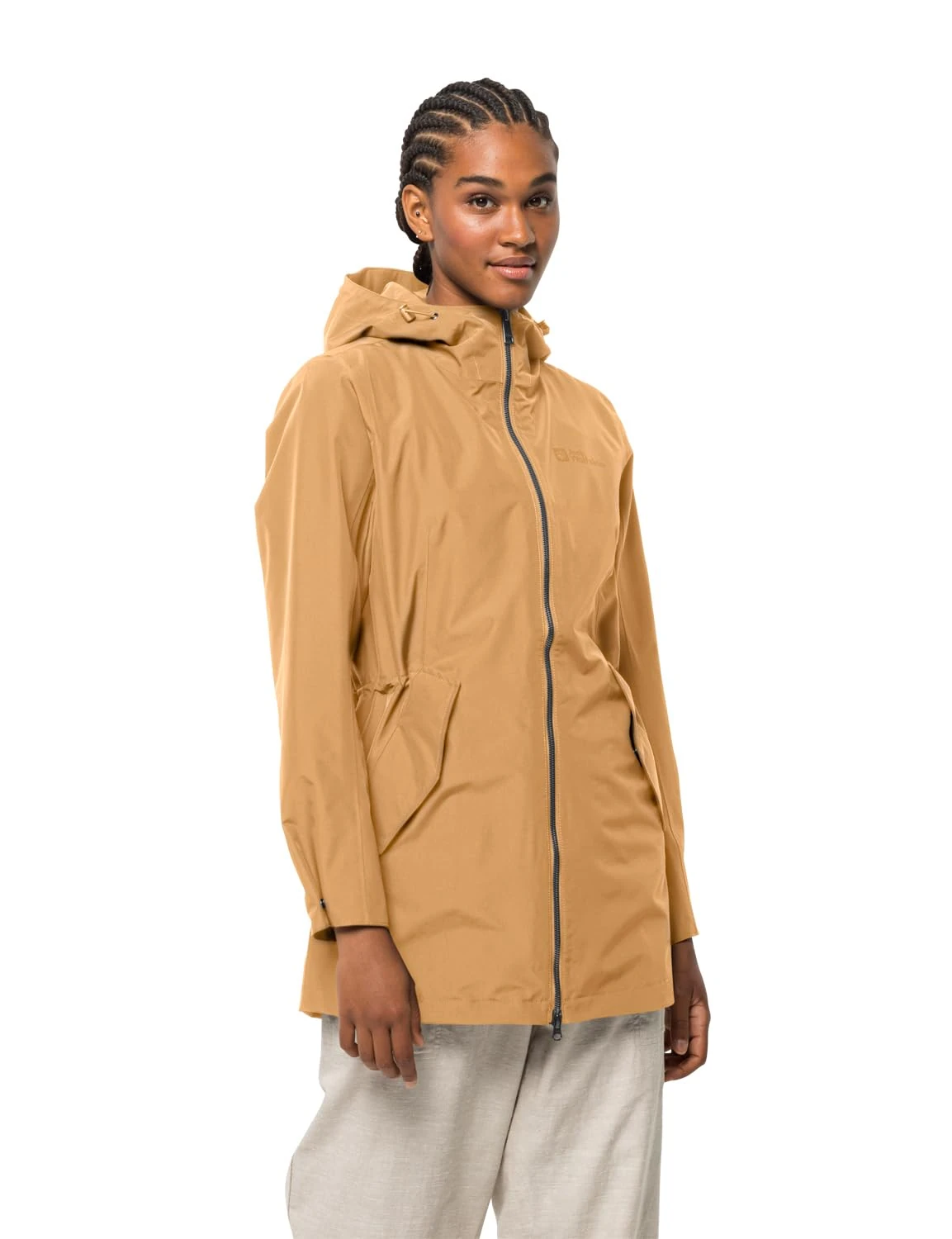 Jack Wolfskin Women's Dakar W Parka, Honey Yellow, L, Honey Yellow, L