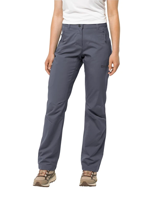 Jack Wolfskin Womens Active Track Pants W Hiking Trousers, Dolphin, 36W EU