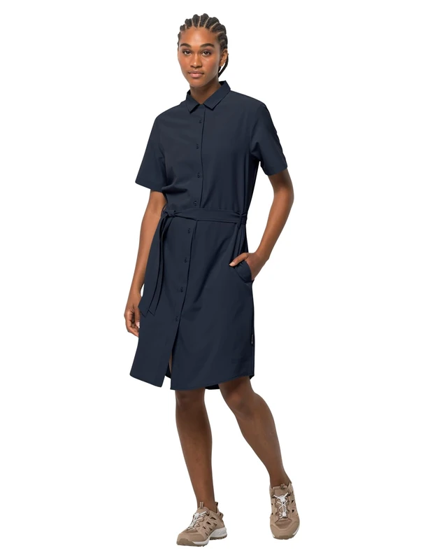 Jack Wolfskin Women's Holiday MIDI Dress Night Blue S, night blue, S