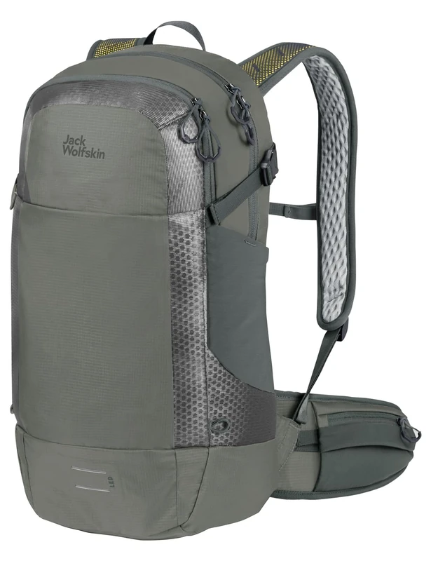 Jack Wolfskin Unisex Hiking Pack, Gecko Green, One Size