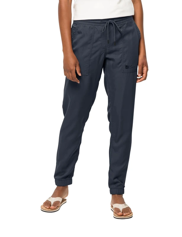 Jack Wolfskin Women's Mojave Pants W Casual Trousers, Night Blue, XXL, night blue, XXL - Image 1