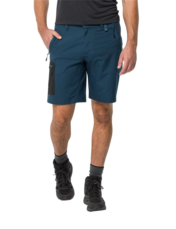 Jack Wolfskin Men's Active Track Shorts, Dark Sea, 54 - Image 1