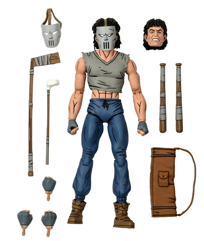 NECA Official Teenage Mutant Ninja Turtles (Mirage Comics) Casey Jones Ultimate 7" Scale Action Figure