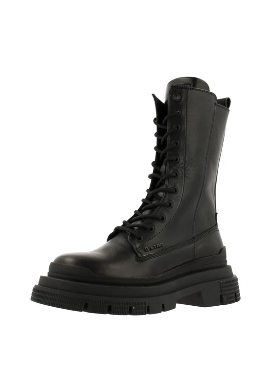 G-STAR RAW Women's 2241 045810 Lintell to HGH Lea Sneaker, Black/White, 4 UK