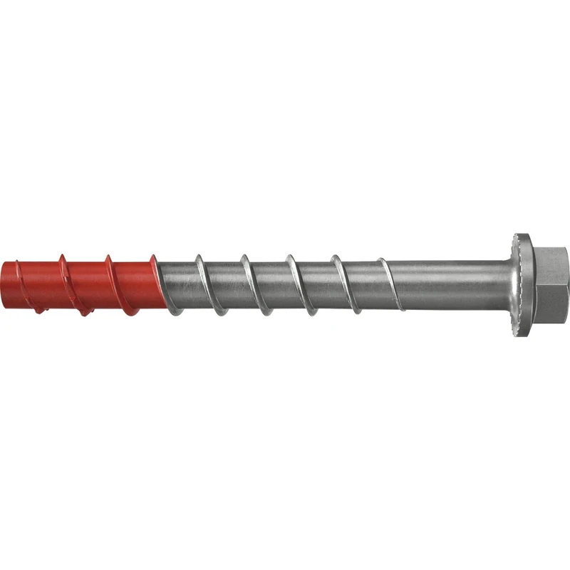 fischer UltraCut FBS II 8x100 50/35 US Stainless Steel Hexagon Head Heavy Duty Concrete Screw with Hardened Tip for Outdoor & Wet Areas - Securely Fixes in Concrete (Pack of 50)