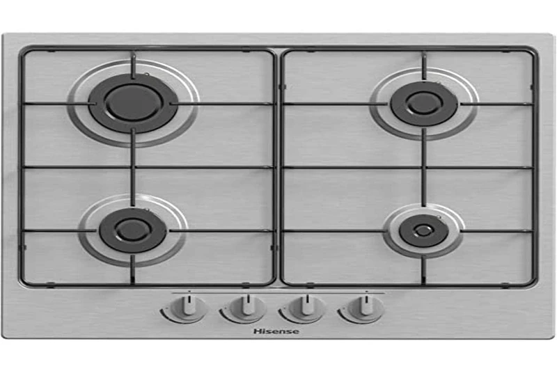 Hisense GM642XF 4 Zone Gas Hob - 60cm Stainless Steel