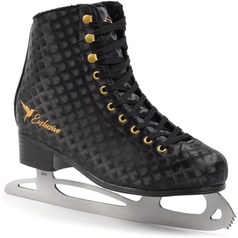 MADIVO SMJ Exclusive Women's Ice Skates Figure Skating Ice Skates Classic Ice Skating Black | Sizes: 37, 38, 39, 40, 41 (37)