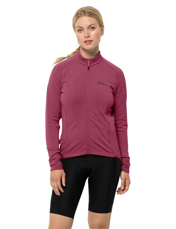 Jack Wolfskin Women's Morobbia Fz Light W Fleece Jacket, Sangria Red, S