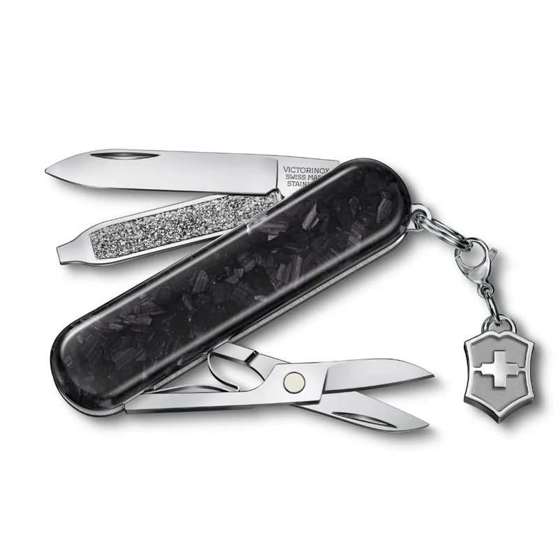 Victorinox 0.6221.90 Knife Blade Steel Handle 5.8 cm Stainless Steel Glossy Black - Image 1