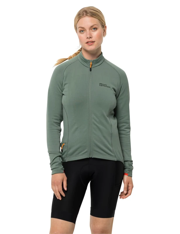 Jack Wolfskin Women's Morobbia Fz Light W Fleece Jacket, Picnic Green, L