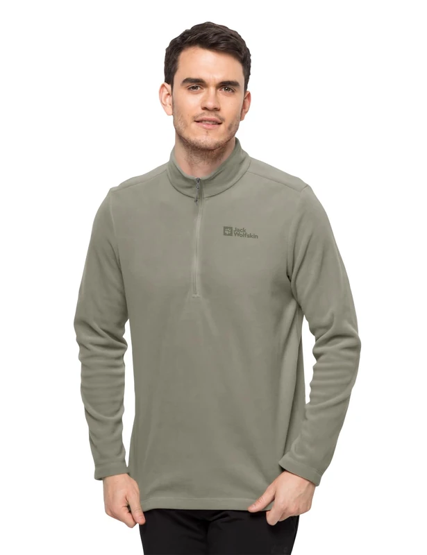 Jack Wolfskin Men's Taunus HZ M Jumper, Misty Green, M, misty green, M