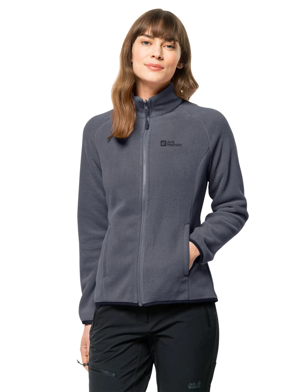 Jack Wolfskin Women's Moonrise Fz W Fleece Jacket, Dolphin, XS