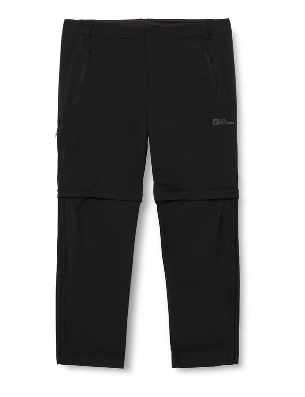 Jack Wolfskin Glastal Zip Away Pants M Hiking trousers Black 46 (EU)