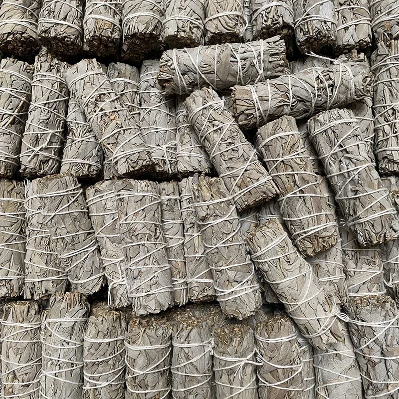 Wholesale White Sage Smudge Sticks, 4", 50 Pieces
