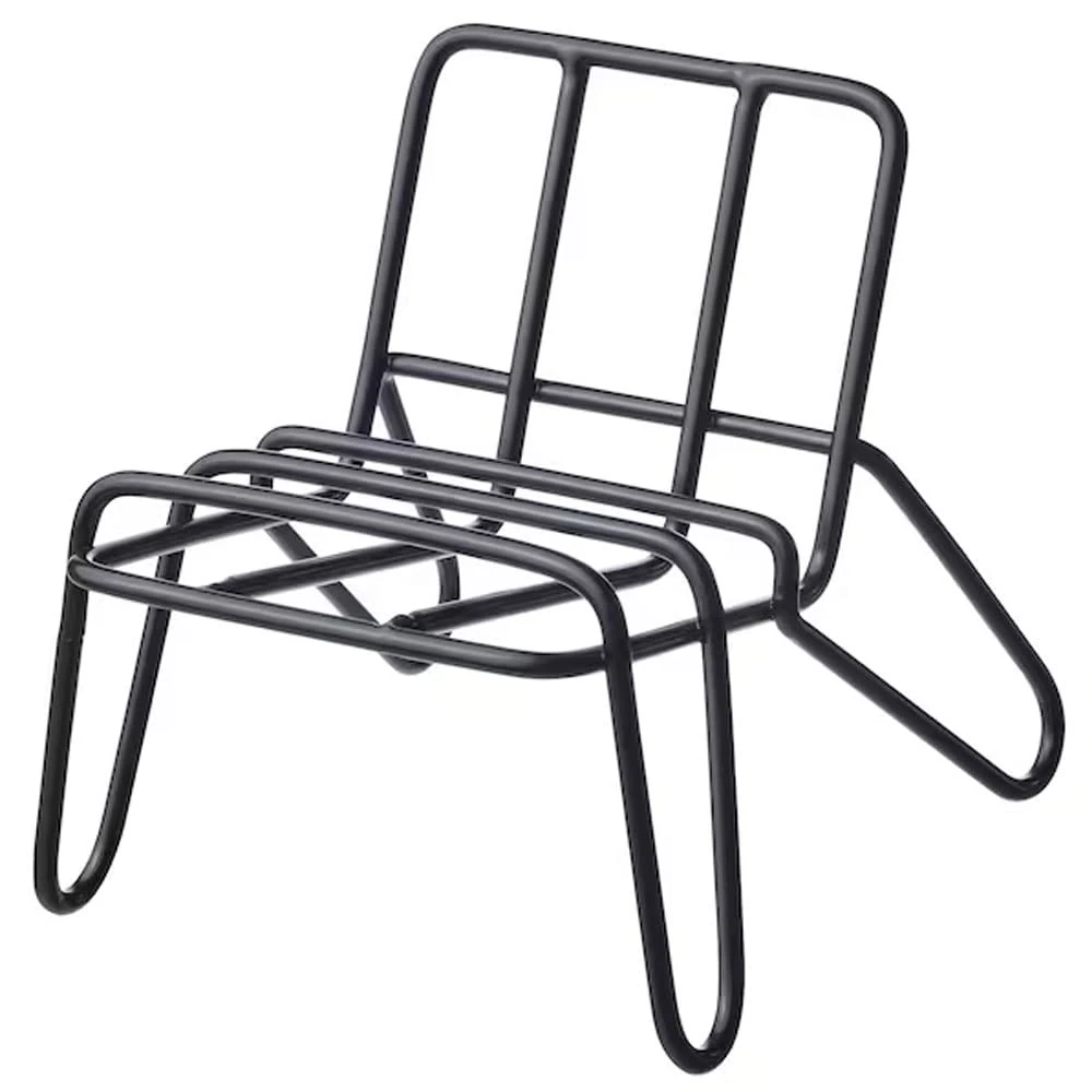 Ikea Alloy Steel KRUBBET Holder for Mobile Phone, Black