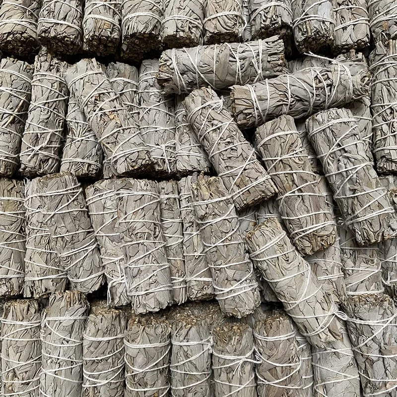 Wholesale White Sage Smudge Sticks, 4", 100 Pieces