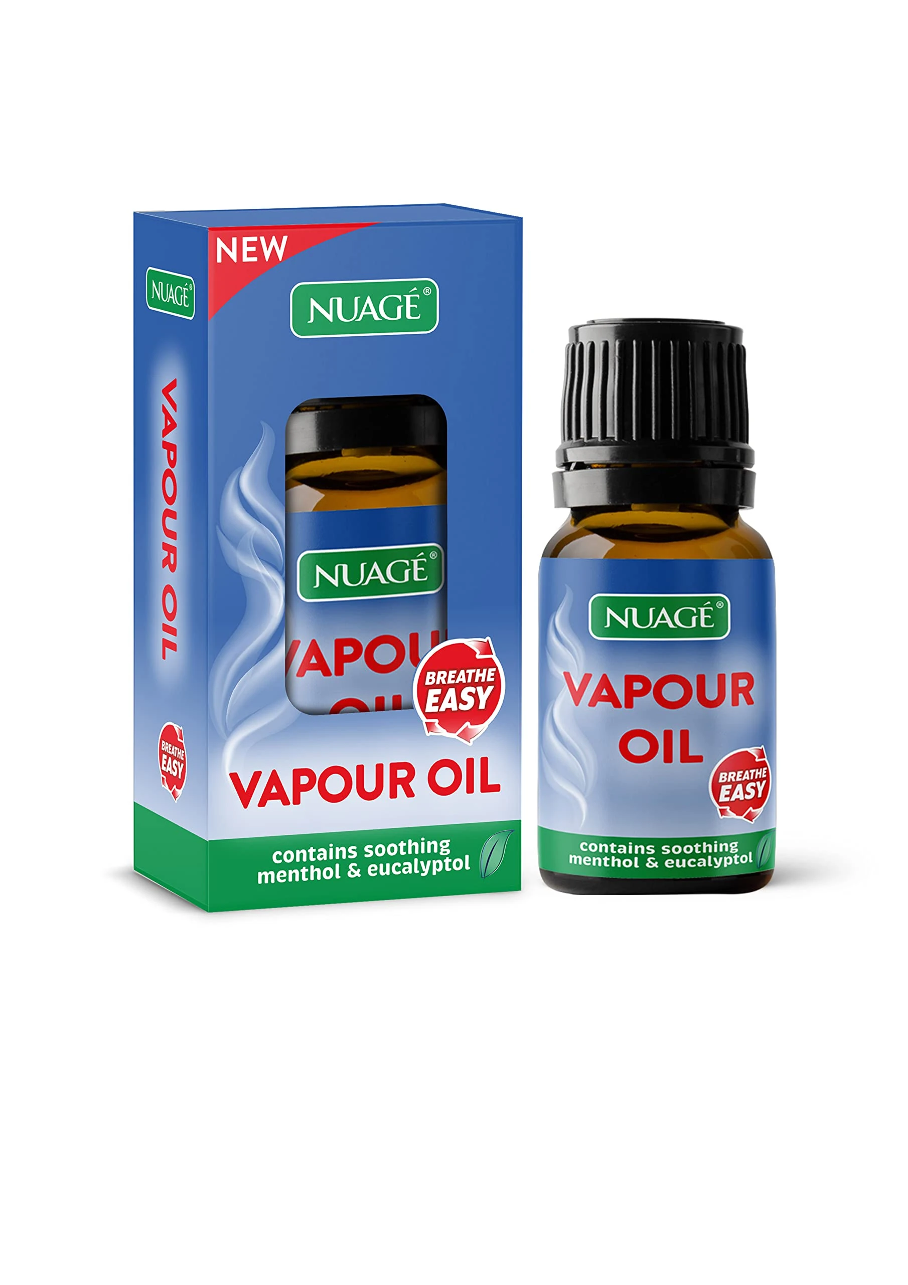 Nuage Vapour Oil | Contains Soothing Menthol & Eucalyptol - Breathe Easy (10ml)