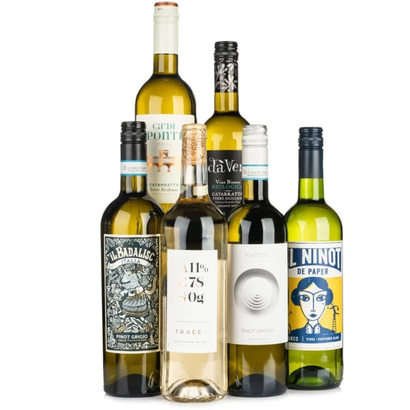 Lifestyle White Wine Case of 6 x 750ml - Award Winning, Naturally Made, Lower Calorie, Sugar Free Wine - White Wine