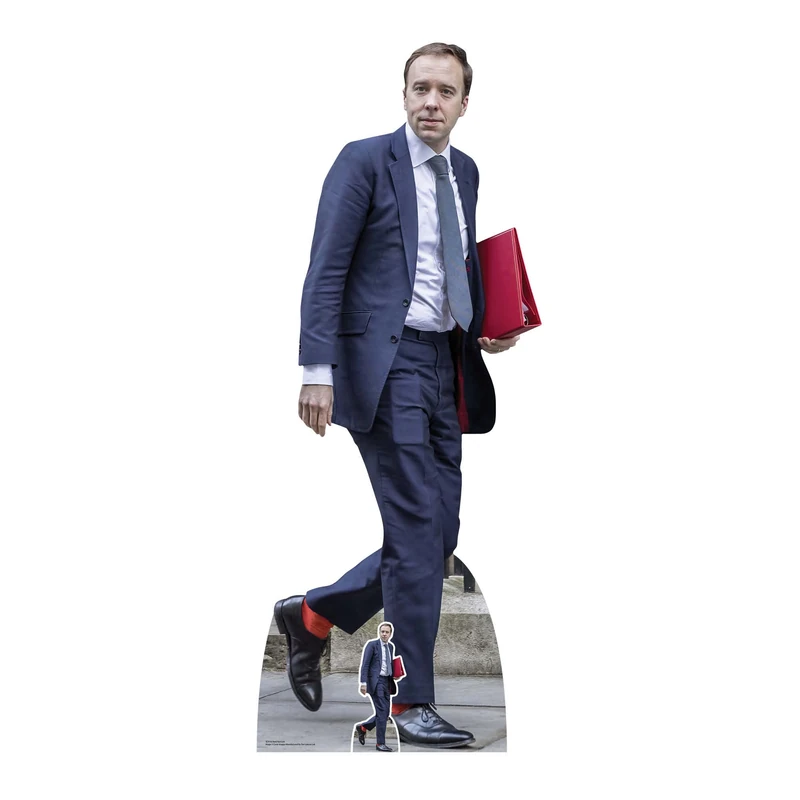 SC4195 Matt Hancock Lifesize Cardboard Cutout With Mini Politician - Image 1