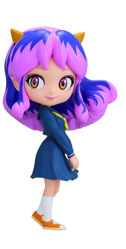 Banpresto Figure Q Posket Lum Uniformver Urusei Yatsura - Anime Ver. (Ver.B) 14 cm BP19777 Multicolor - Image 1
