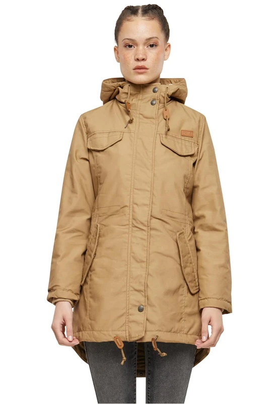 Brandit Women Marsh Lake Parka, color: camel, size: L