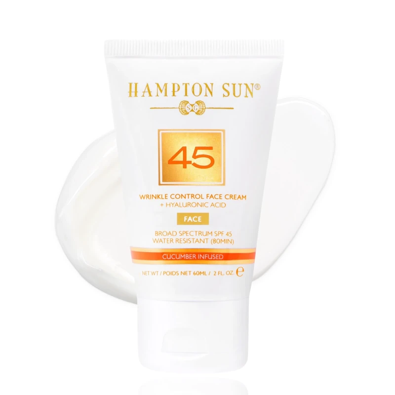 Wrinkle Control Face Cream SPF 45 by Hampton Sun for Unisex - 2 oz Cream - Image 1