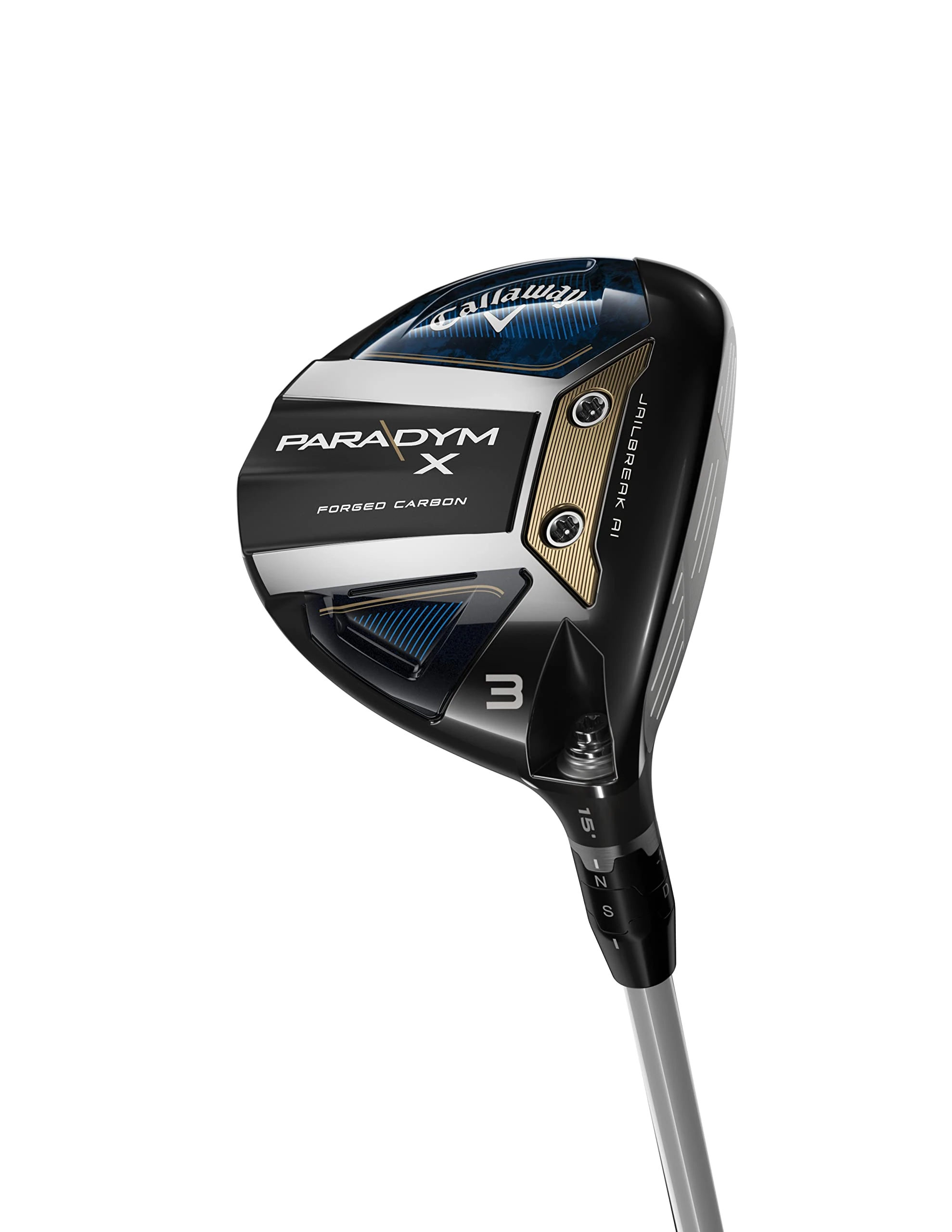 Callaway Golf 2023 Paradym X Fairway Wood (Left Hand, Hzrdus Silver 60G Shaft, Stiff Flex, 3 Wood)