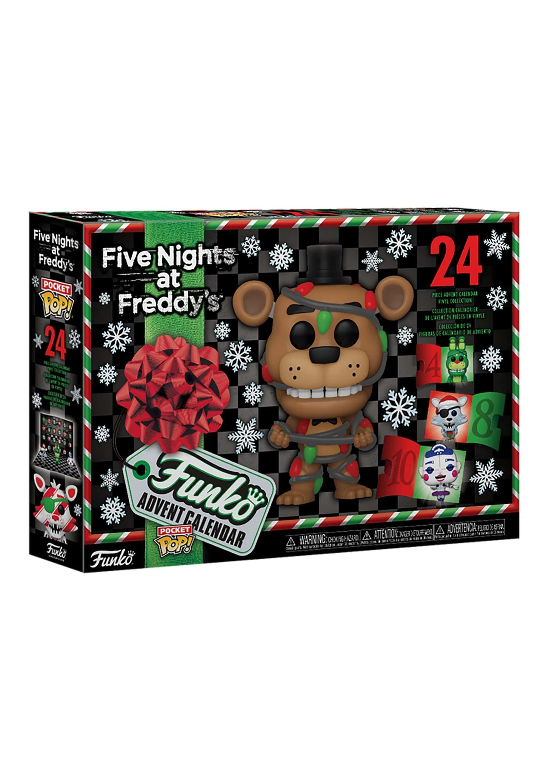 Funko Advent Calendar: Five Nights At Freddy's (FNAF) 2023 - 24 Days Of Surprise - Collectable Vinyl Mini Figures - Mystery Box - Gift Idea