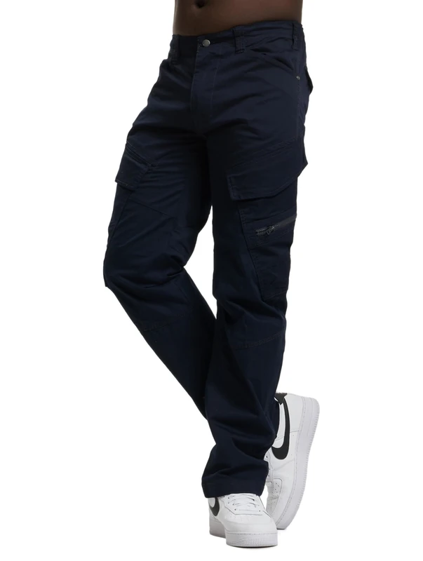 Brandit Adven Slim Fit Pants, color: navy, size: XL