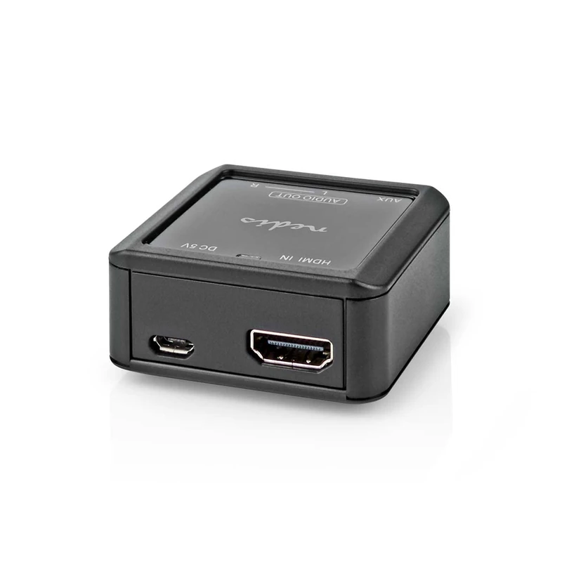 Nedis | Digital-Analog Audio Converter | 1-way | Connection input: HDMI™ input | Connection output: 2x (2x RCA female) / 3.5 mm | eARC | Automatic | Anthracite
