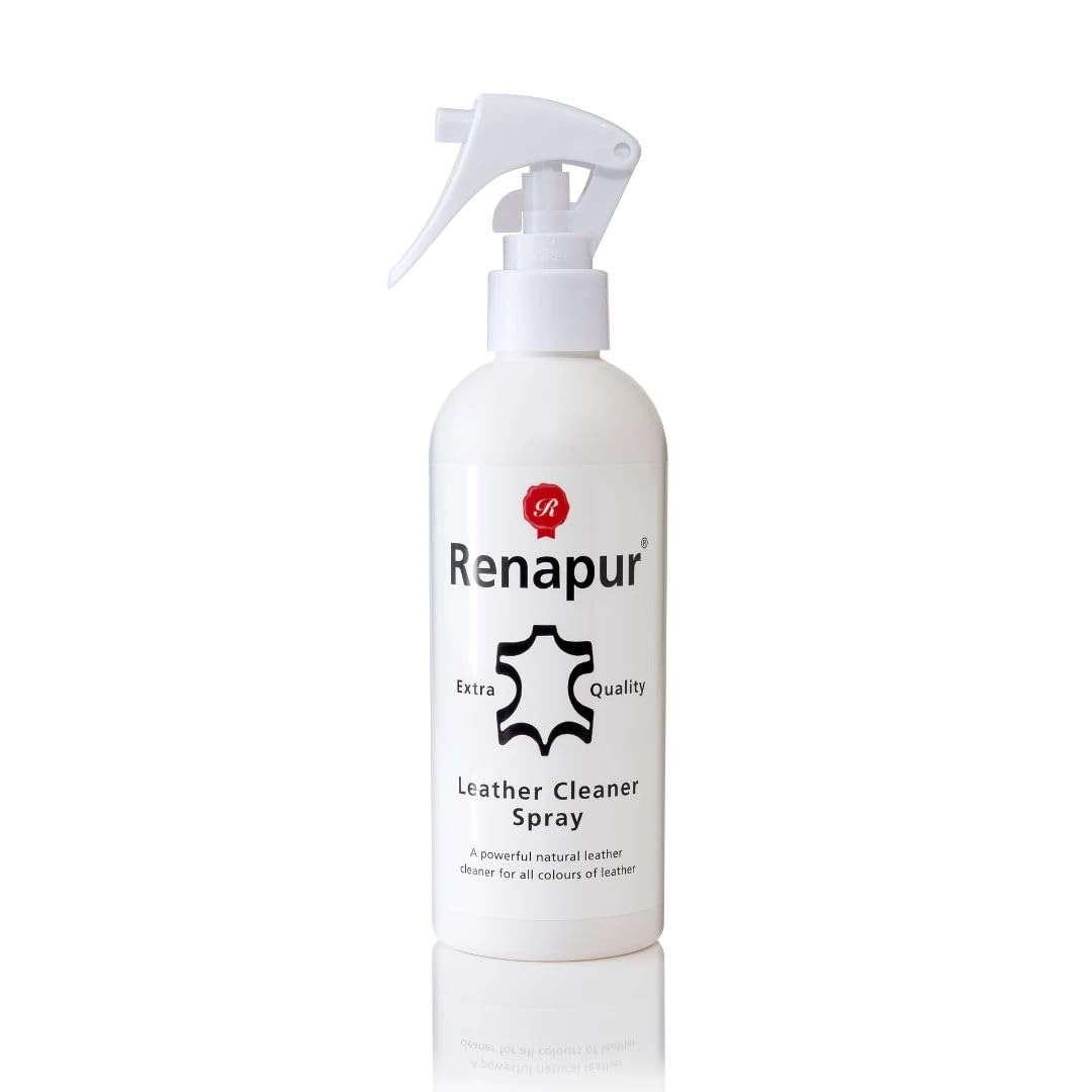 Renapur Natural Leather Cleaner Spray (250ml) – Deep-Cleaning Formula for all your leather, including Sofas, Car Interiors, Footwear, Clothing & Saddles & Tack.