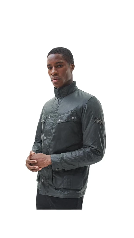Barbour Duke Model Coat, Brown, green, XL
