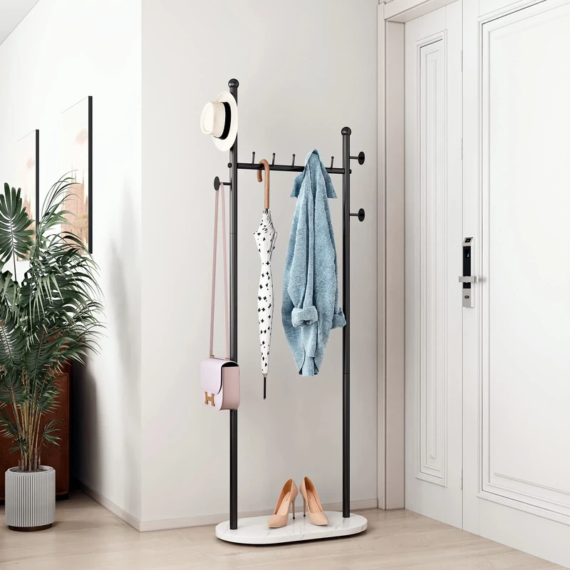 DR.IRON black coat rack clothing racks