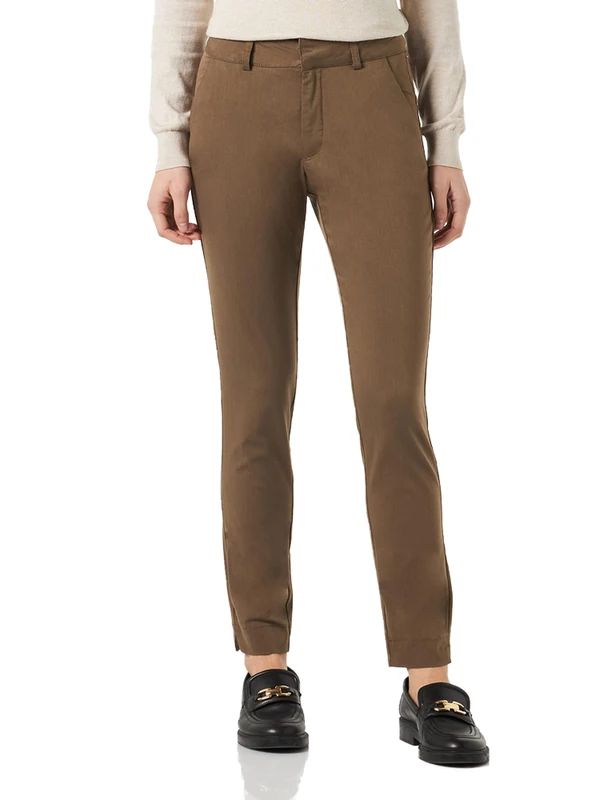 Kaffe Women's Kalea Chino Pant Pants, Canteen, 38