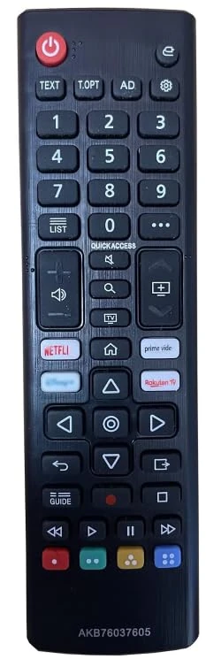 AKB76037605 Universal Remote Control compatible TVs AKB76037605 AKB76040301 AKB76037606 - No Setup Required Infrared TV Remote Control