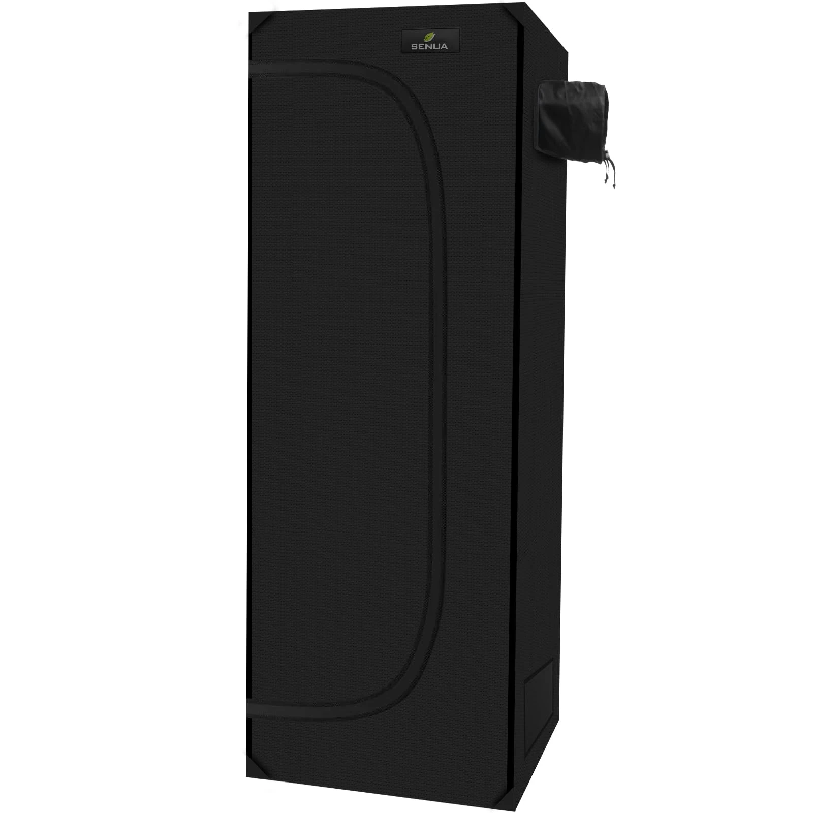 Senua 600D Mylar Hydroponic Water-Resistant Grow Tent with Observation Window and Removable Floor Tray, Tool Bag for Indoor Plant Seedling, Propagation, Blossom, etc (50 x 50 x 140 cm)