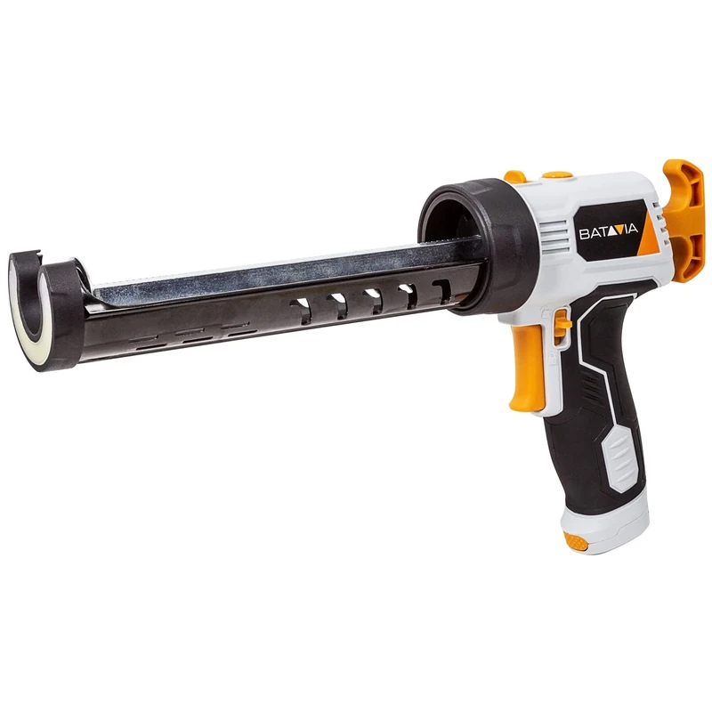 Batavia Maxxpush 6V Caulking Gun with LED (Powered by 4 x AA Batteries) - Maxxseries for DIY Professionals and Home use