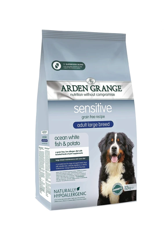Arden Grange Sensitive Large Breed Ocean White Fish 12kg