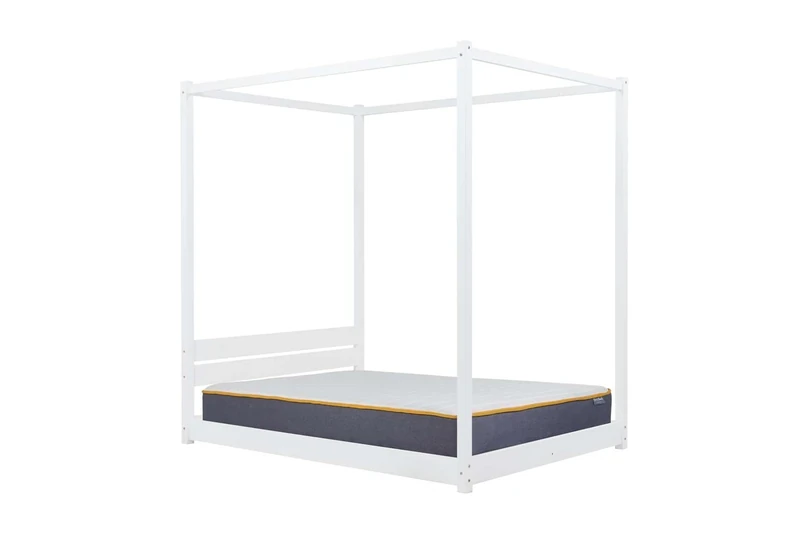 Birlea Darwin Four Poster King Bed White