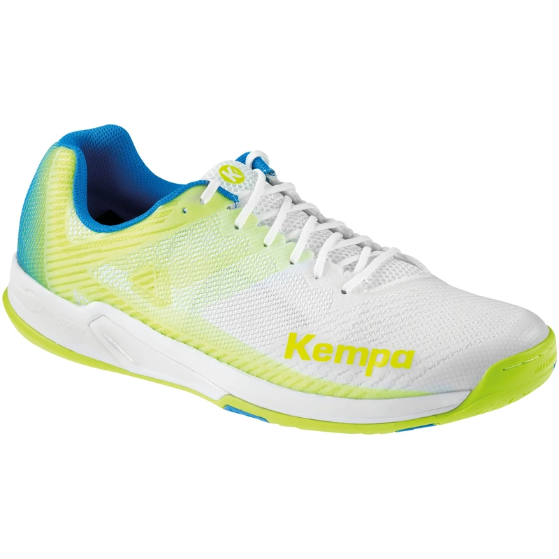 Kempa Mens Wing 2.0 Trainers White/Yellow 10 UK