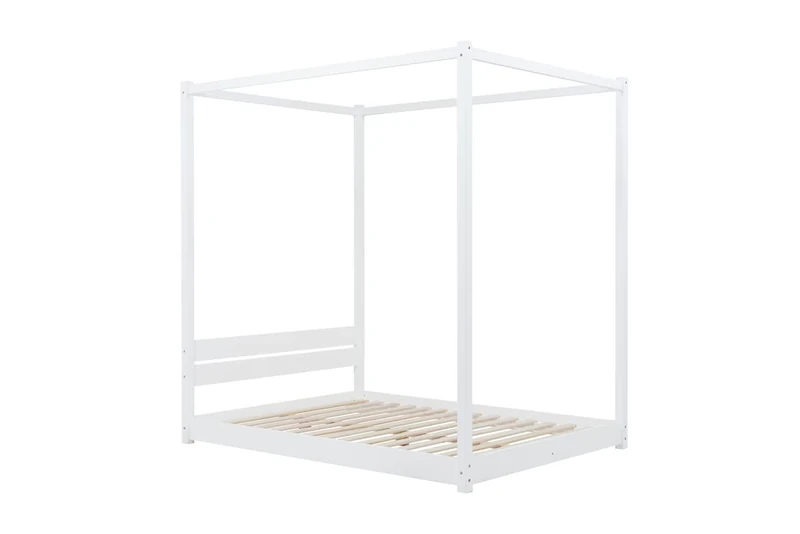 Birlea Darwin Four Poster Double Bed White