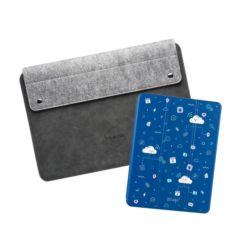 WONDEE Men's case, gris, 14 Inches