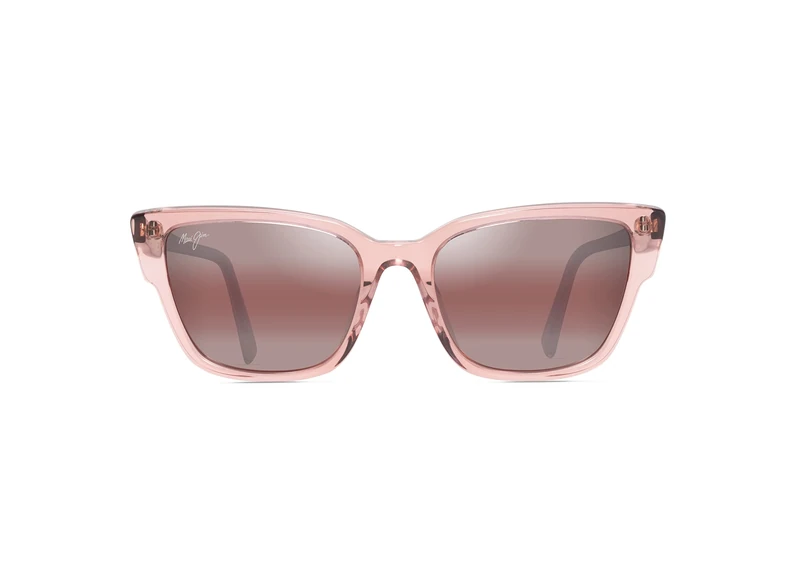 Maui Jim Unisex Kou Sunglasses, Rose Kou Translucent Pink, One Size