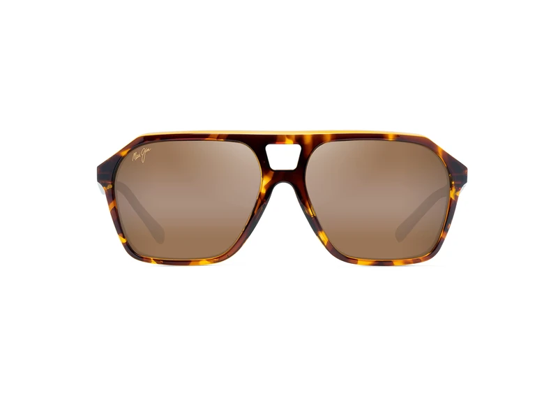 Maui Jim Unisex Sunglasses, hcl wedges Tortoise w amb, Unica, Hcl Wedges Tortoise W Amb, One Size