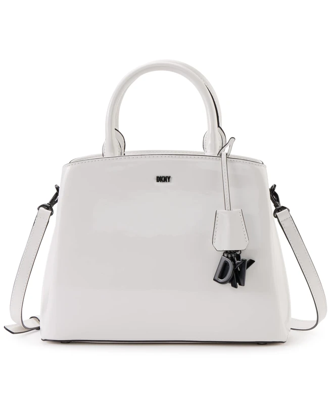 DKNY Women's Paige Medium Satchel - Optic White
